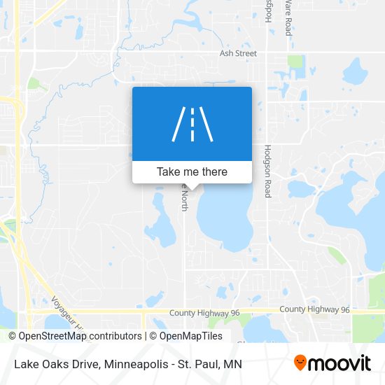 Mapa de Lake Oaks Drive