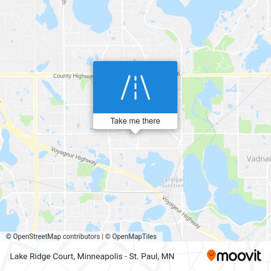 Mapa de Lake Ridge Court