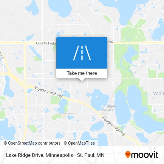 Lake Ridge Drive map