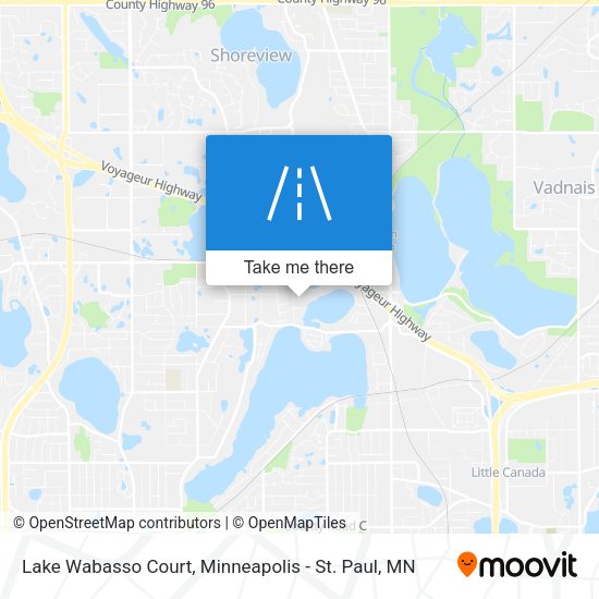 Lake Wabasso Court map