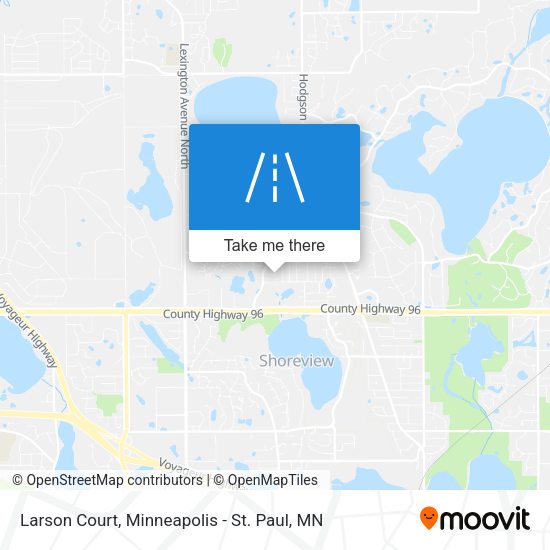 Larson Court map