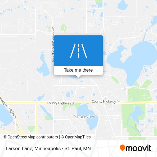 Larson Lane map