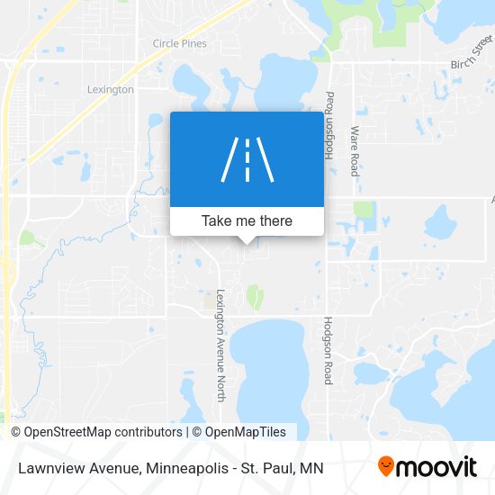 Mapa de Lawnview Avenue