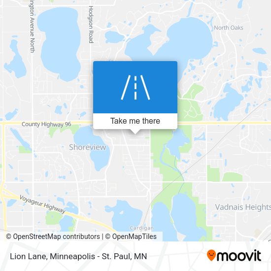 Mapa de Lion Lane