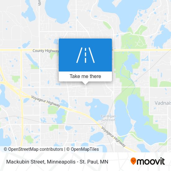 Mackubin Street map