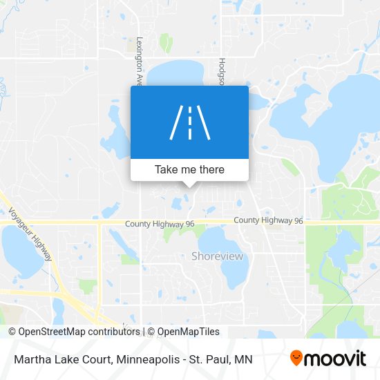 Mapa de Martha Lake Court