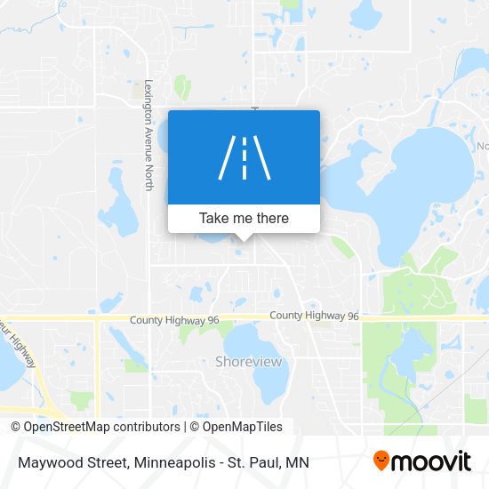 Maywood Street map