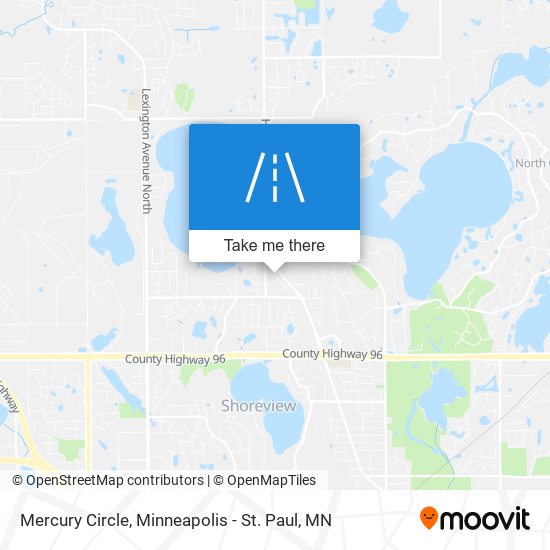 Mapa de Mercury Circle