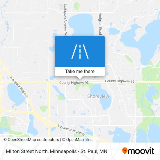 Mapa de Milton Street North