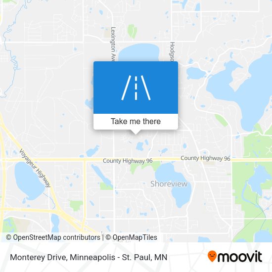 Mapa de Monterey Drive