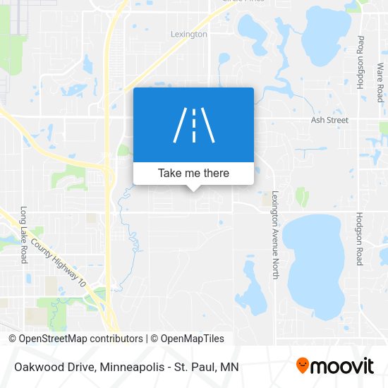 Mapa de Oakwood Drive