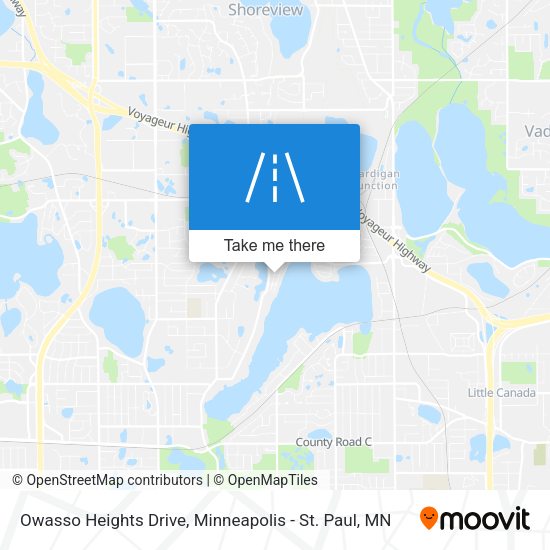 Owasso Heights Drive map