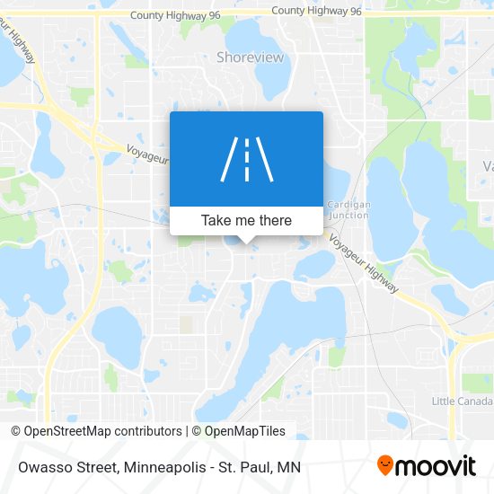 Owasso Street map