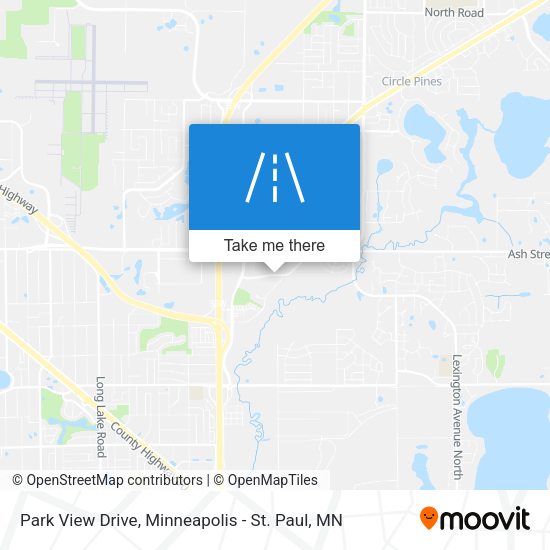 Park View Drive map