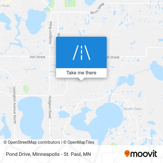 Pond Drive map