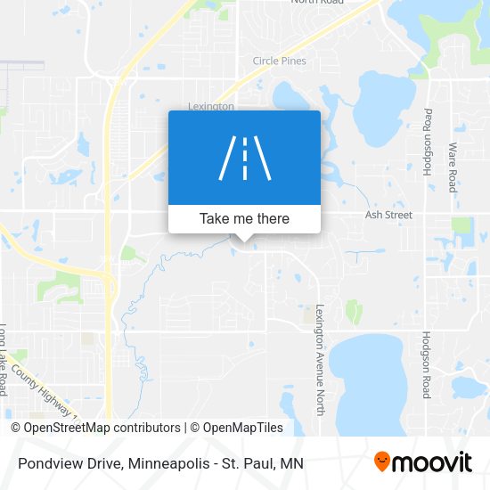 Pondview Drive map
