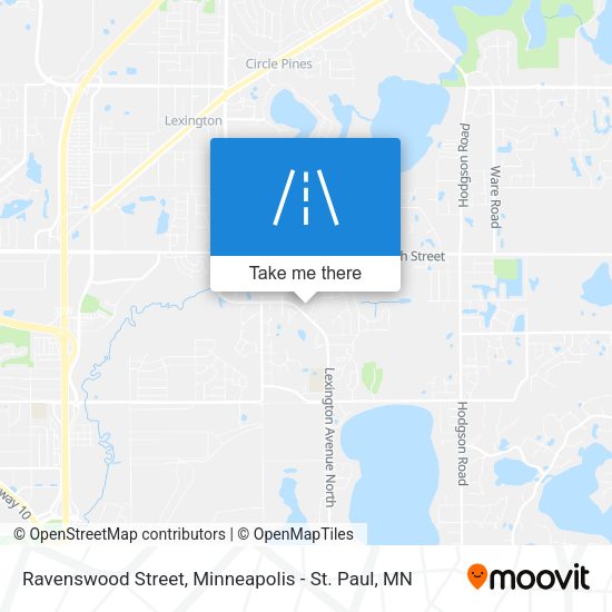 Ravenswood Street map