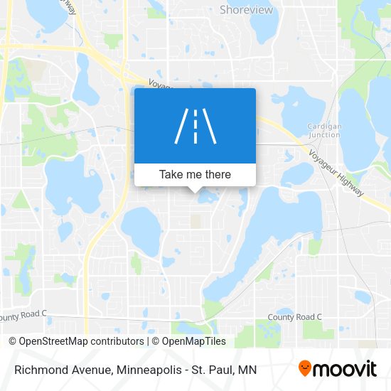 Richmond Avenue map