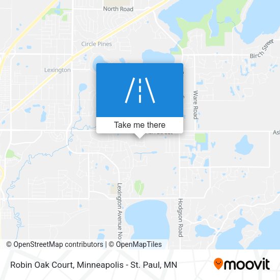 Robin Oak Court map