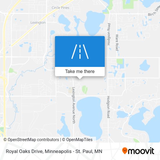 Royal Oaks Drive map