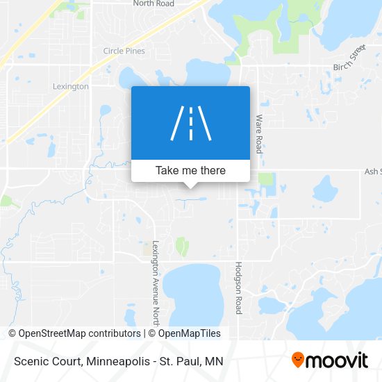 Scenic Court map