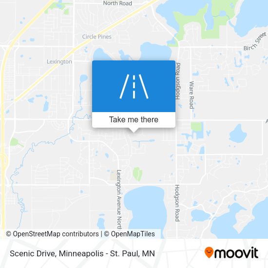 Mapa de Scenic Drive