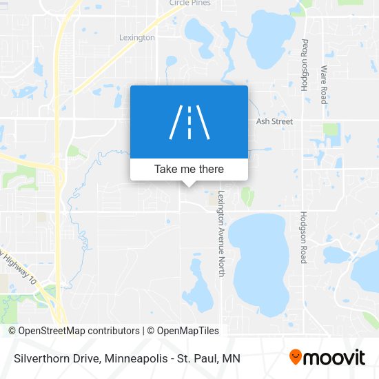 Silverthorn Drive map