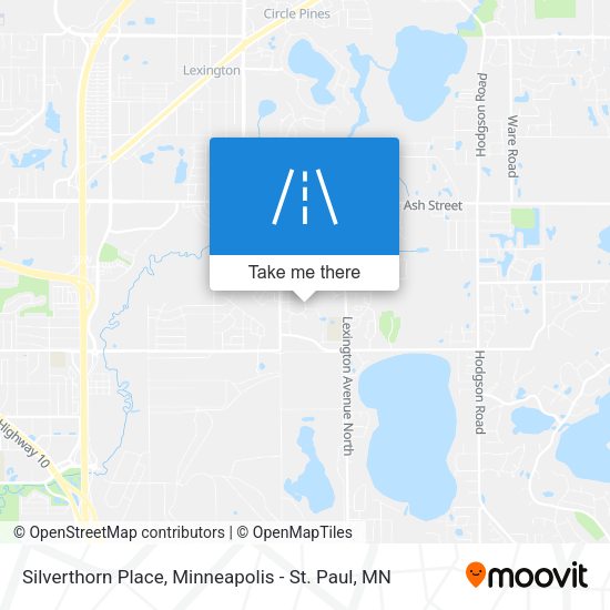Silverthorn Place map