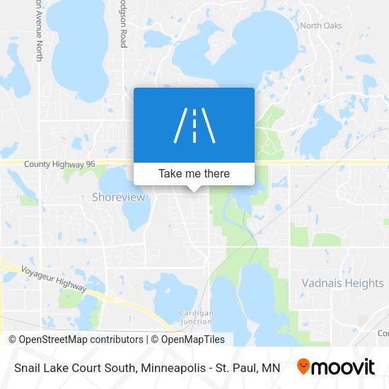 Snail Lake Court South map