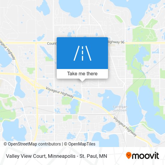 Valley View Court map