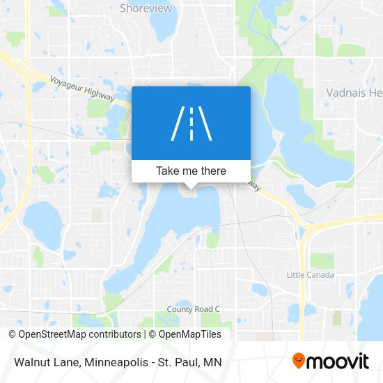 Mapa de Walnut Lane