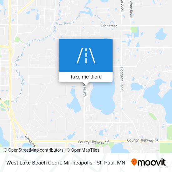 Mapa de West Lake Beach Court