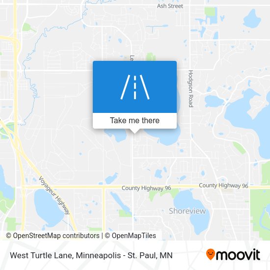 West Turtle Lane map