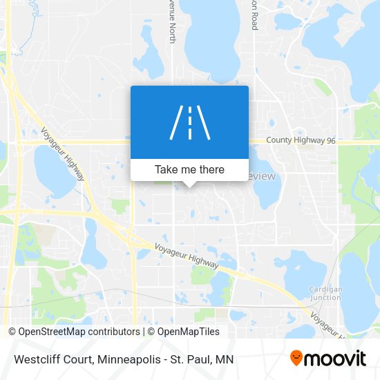 Mapa de Westcliff Court