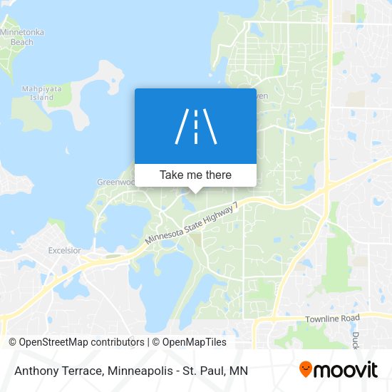 Mapa de Anthony Terrace