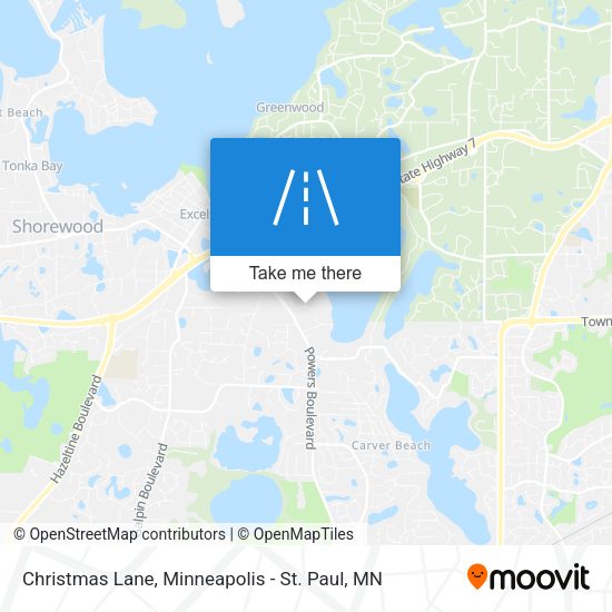 Mapa de Christmas Lane