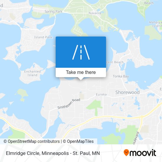 Elmridge Circle map