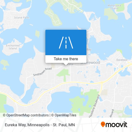 Eureka Way map