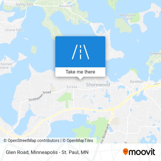 Mapa de Glen Road