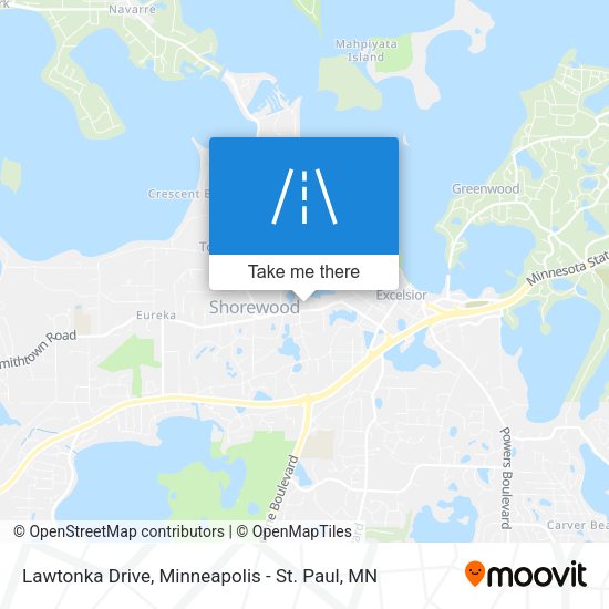 Lawtonka Drive map