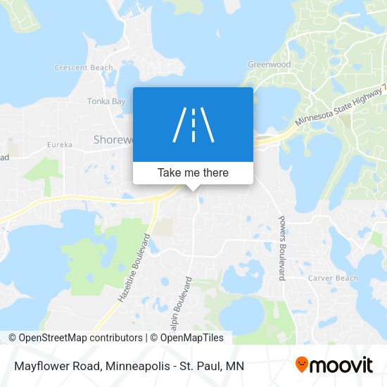 Mapa de Mayflower Road