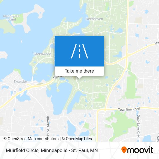 Mapa de Muirfield Circle