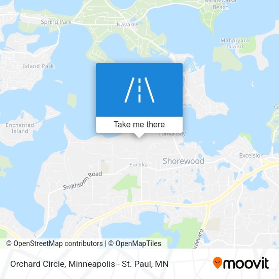 Mapa de Orchard Circle
