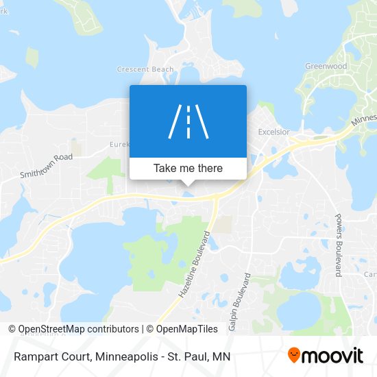 Rampart Court map