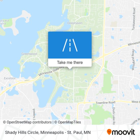 Mapa de Shady Hills Circle