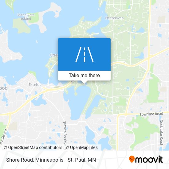 Shore Road map