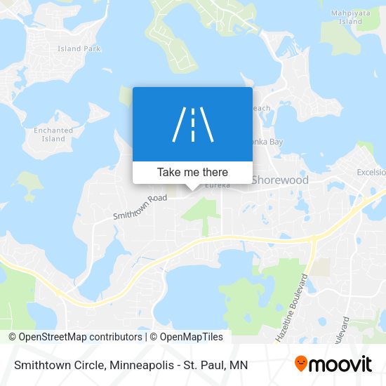 Mapa de Smithtown Circle