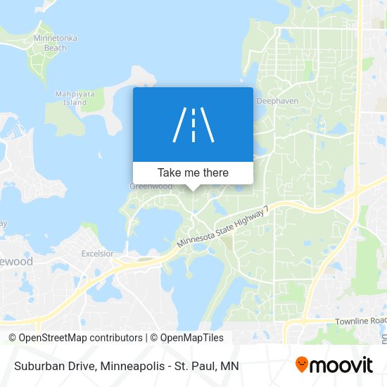 Suburban Drive map