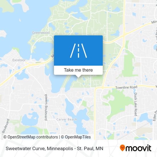 Sweetwater Curve map