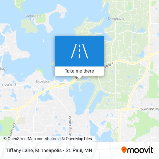 Mapa de Tiffany Lane